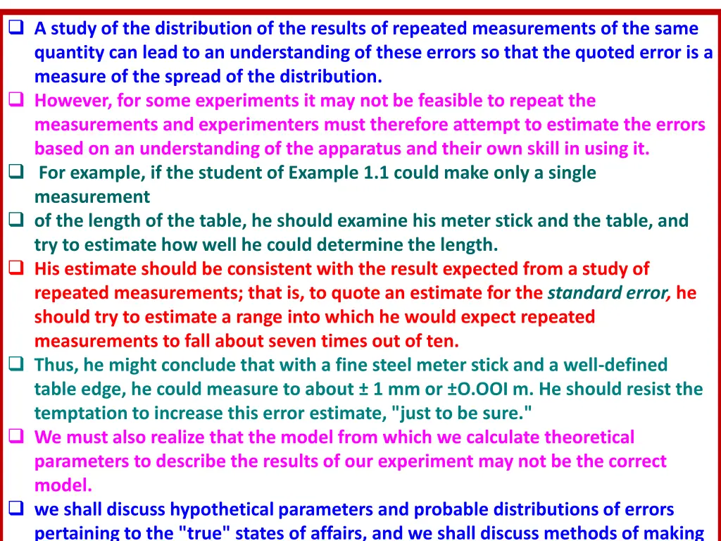 a study of the distribution of the results