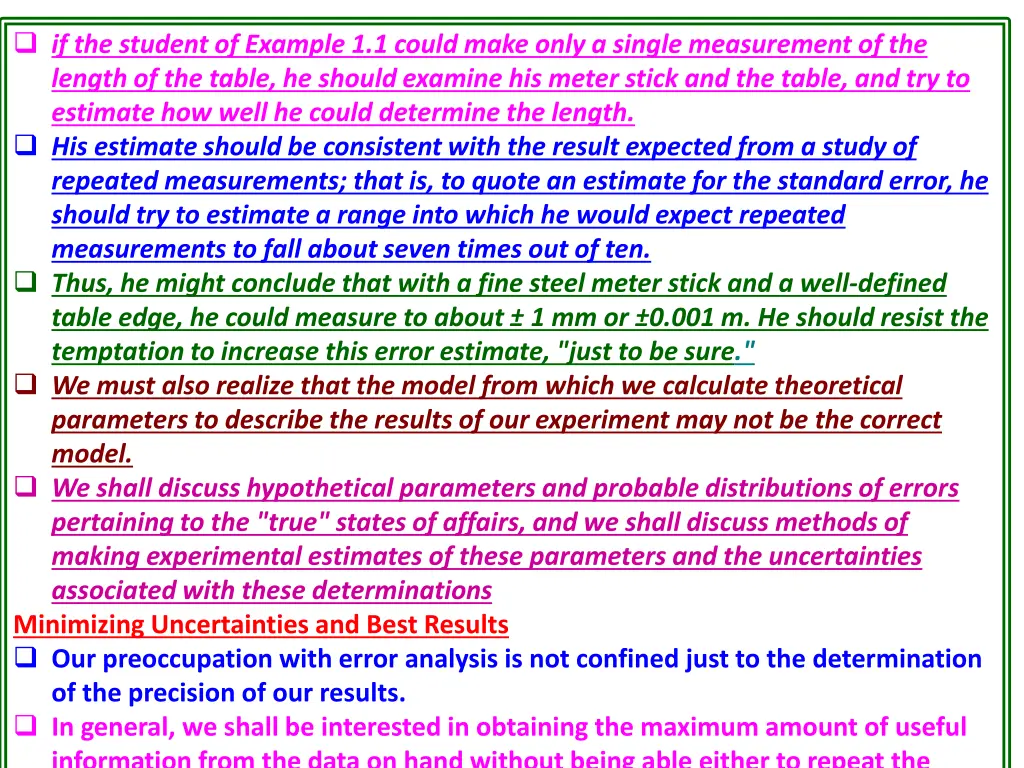 if the student of example 1 1 could make only