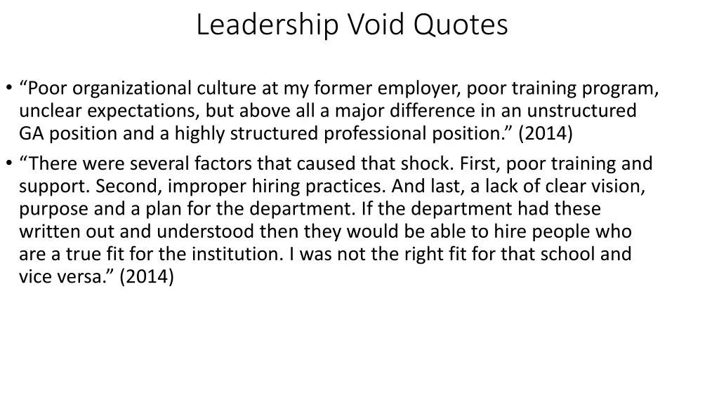 leadership void quotes