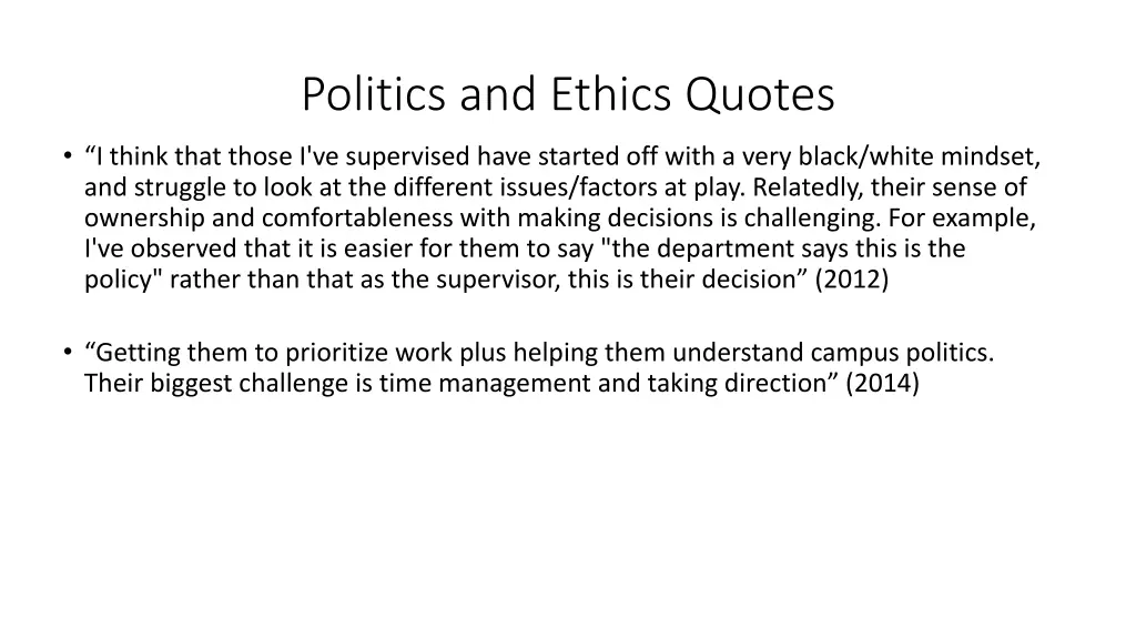 politics and ethics quotes