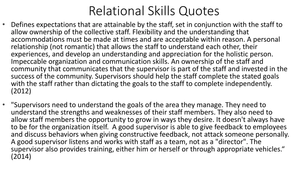 relational skills quotes