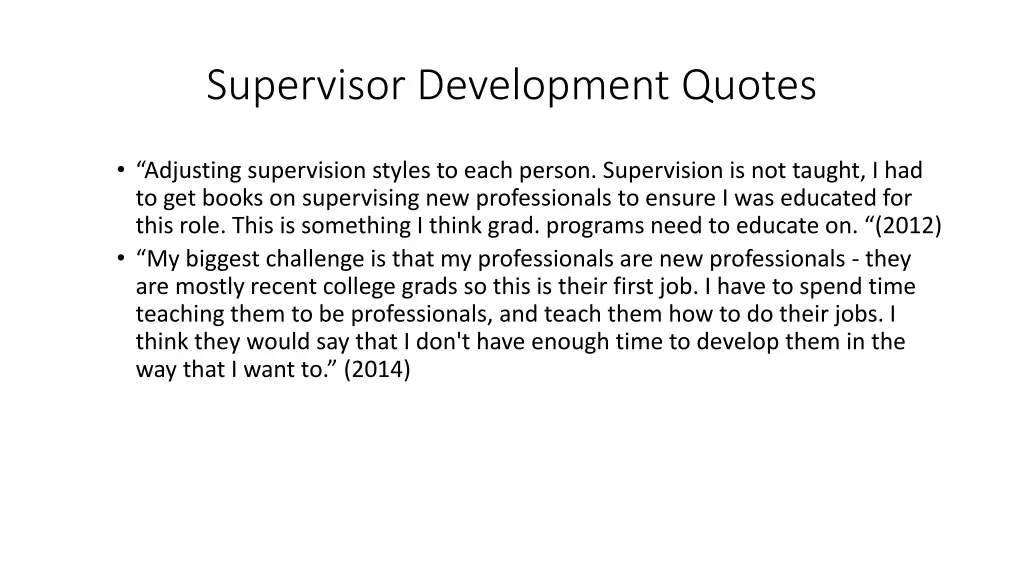 supervisor development quotes