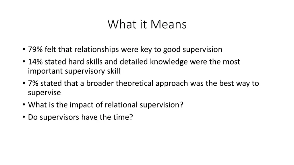 what it means
