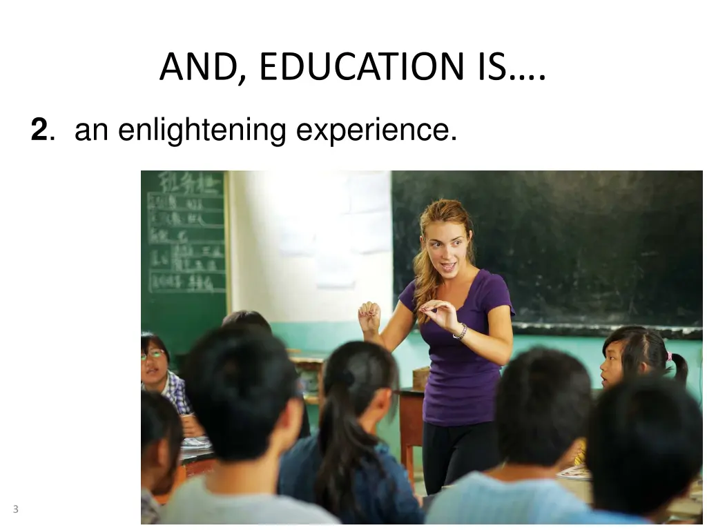 and education is