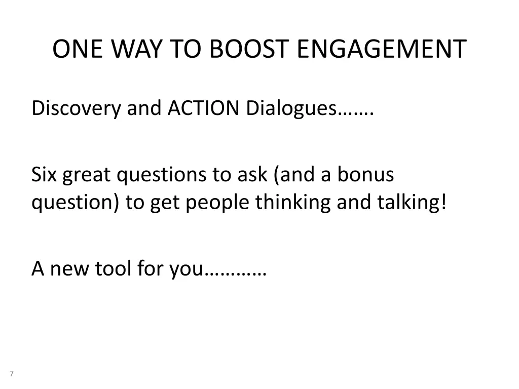 one way to boost engagement