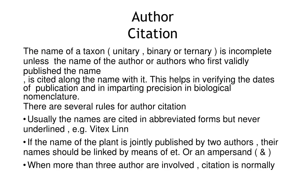 author citation