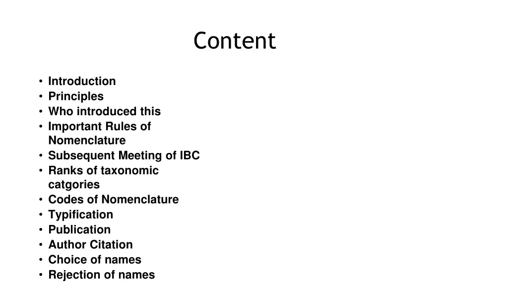 content