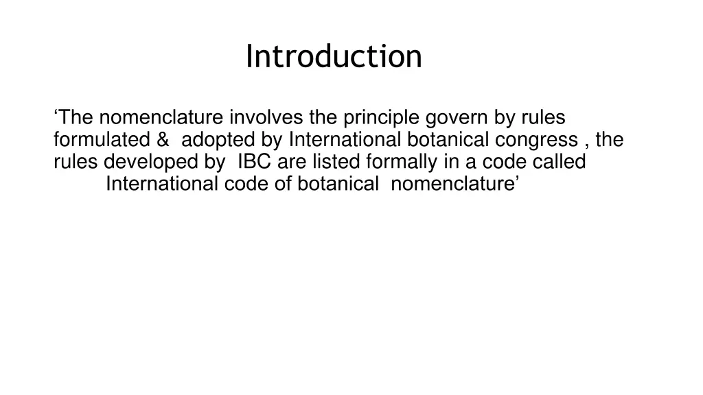 introduction