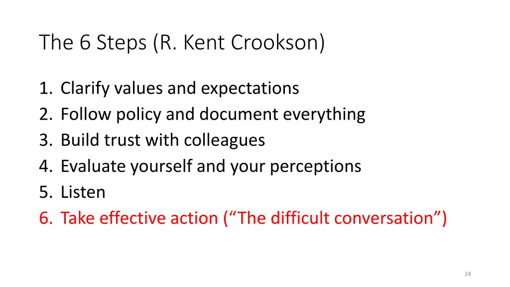 the 6 steps r kent crookson 1