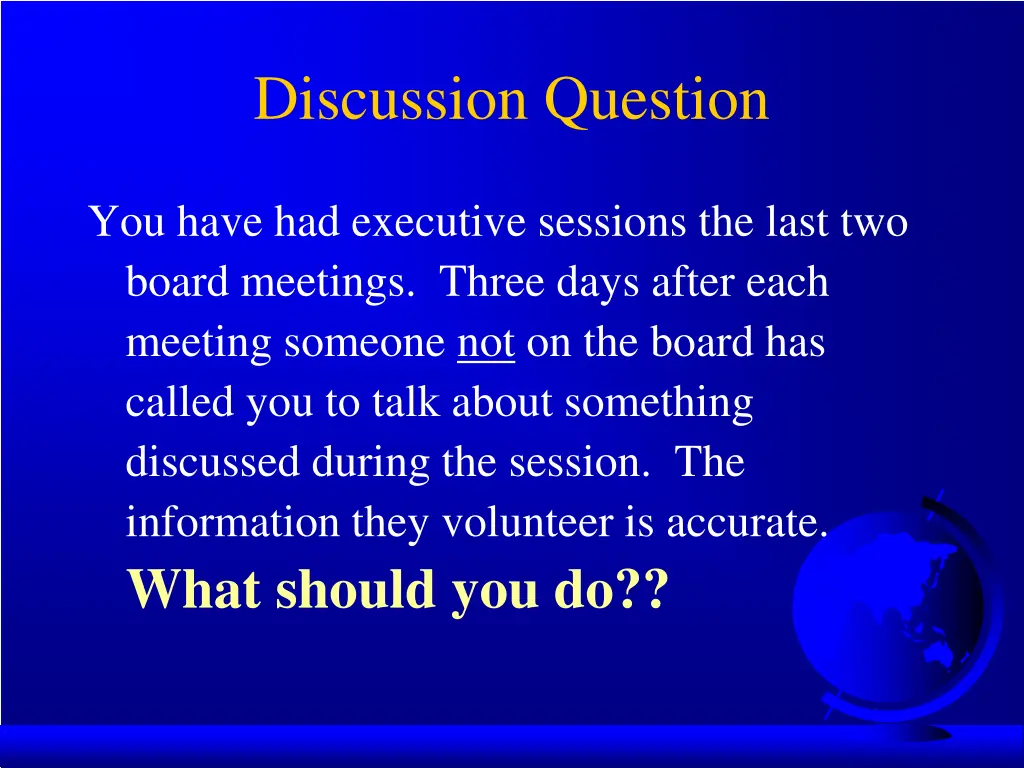 discussion question 1