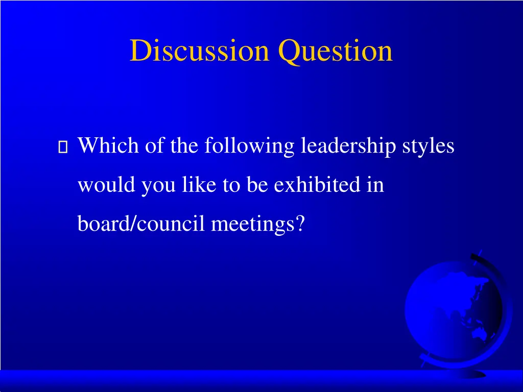 discussion question 2