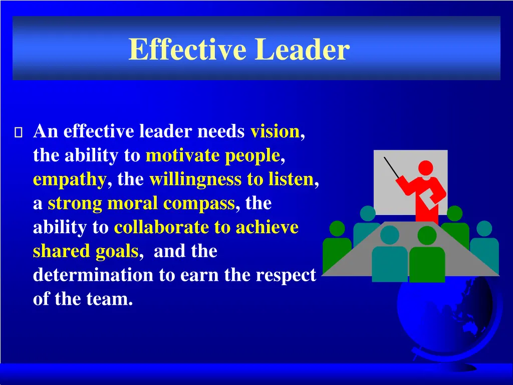 effective leader