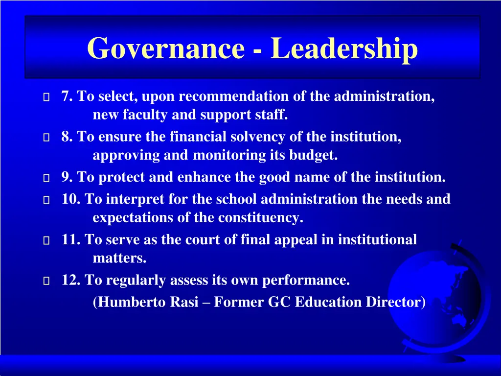 governance leadership 2