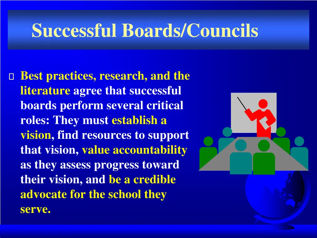 successful boards councils