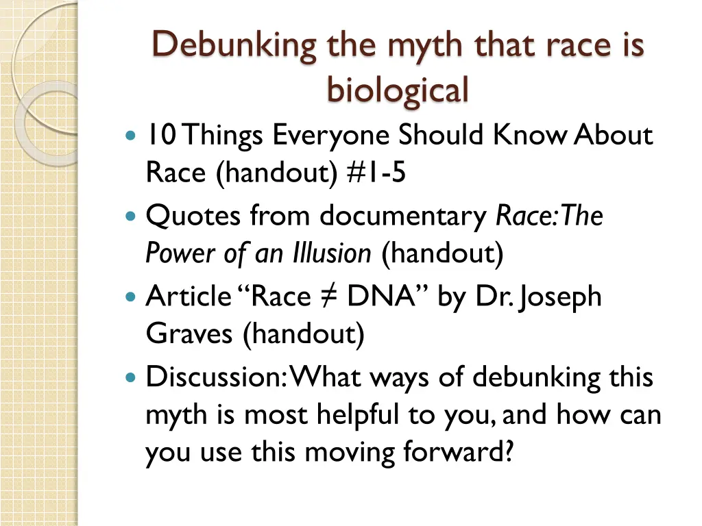 debunking the myth that race is biological