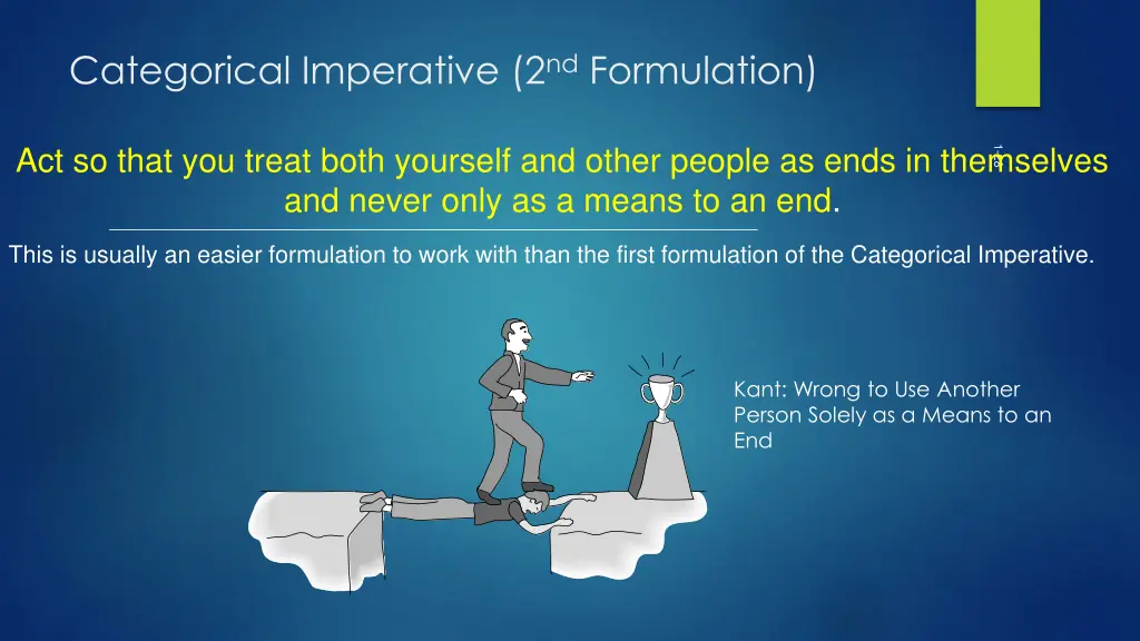 categorical imperative 2 nd formulation