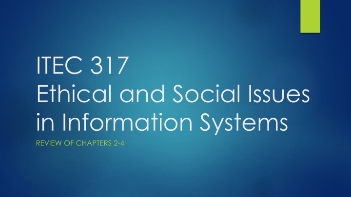 itec 317 ethical and social issues in information