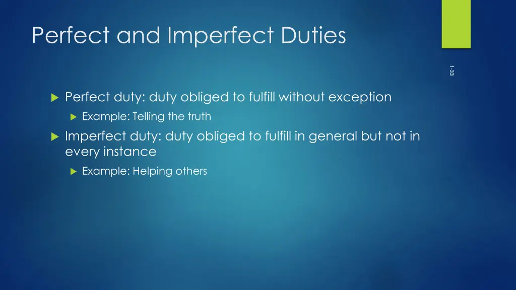 perfect and imperfect duties