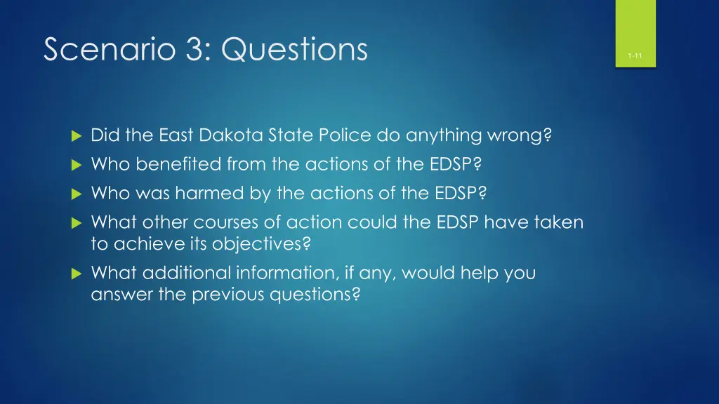 scenario 3 questions