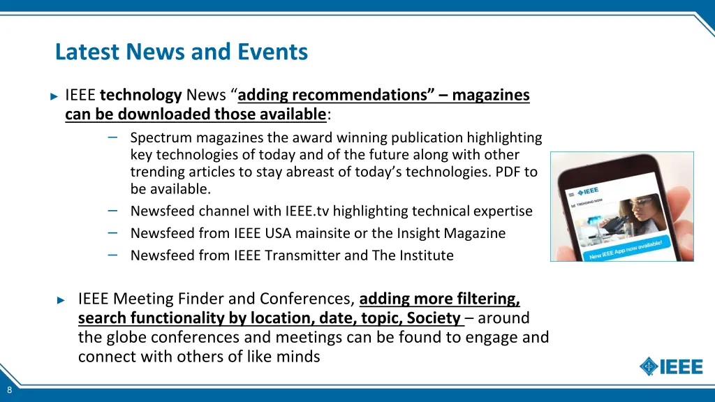 latest news and events