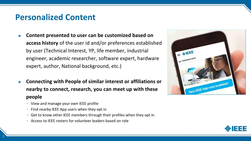 personalized content