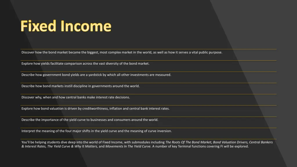 fixed income