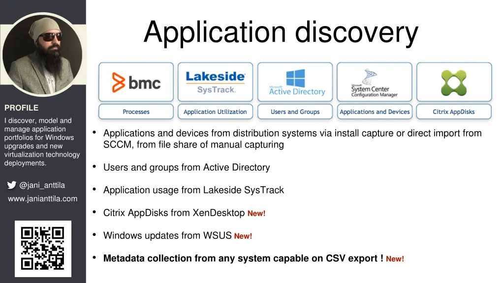 application discovery