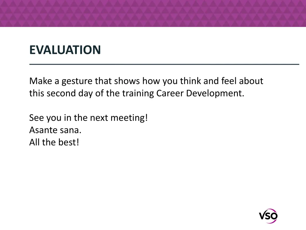 evaluation