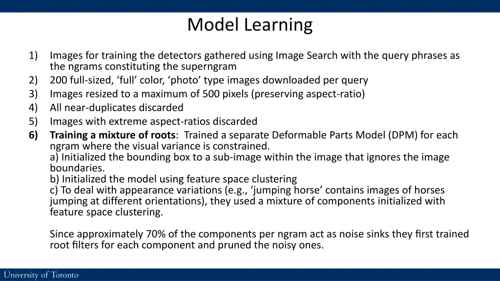 model learning