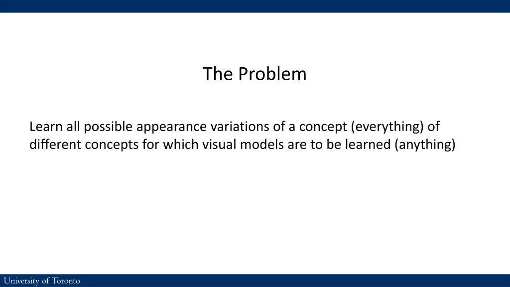 the problem