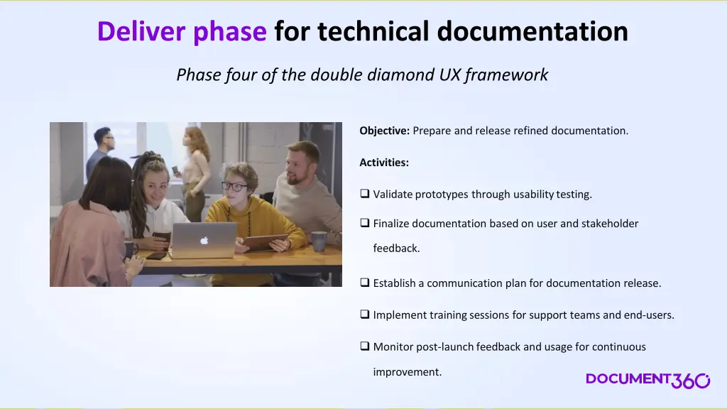 deliver phase for technical documentation