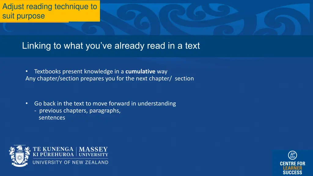 studyup knowledge to go adjust reading technique 1