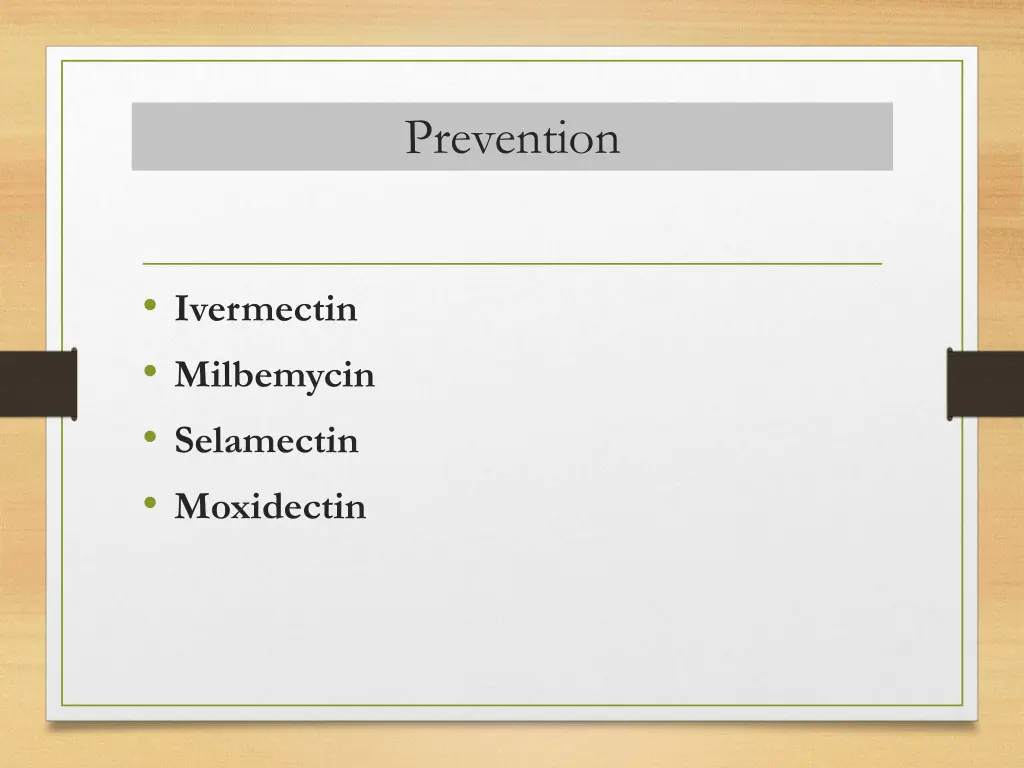 prevention