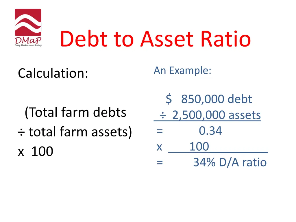 debt to asset ratio 1