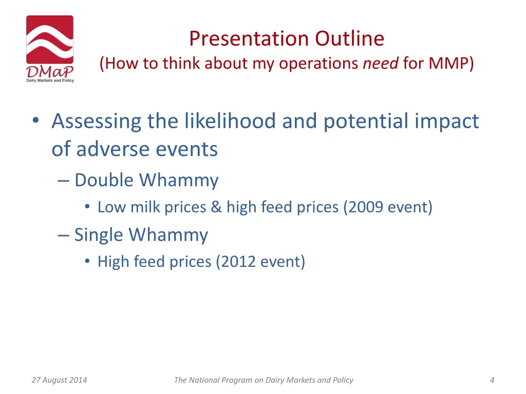 presentation outline how to think about