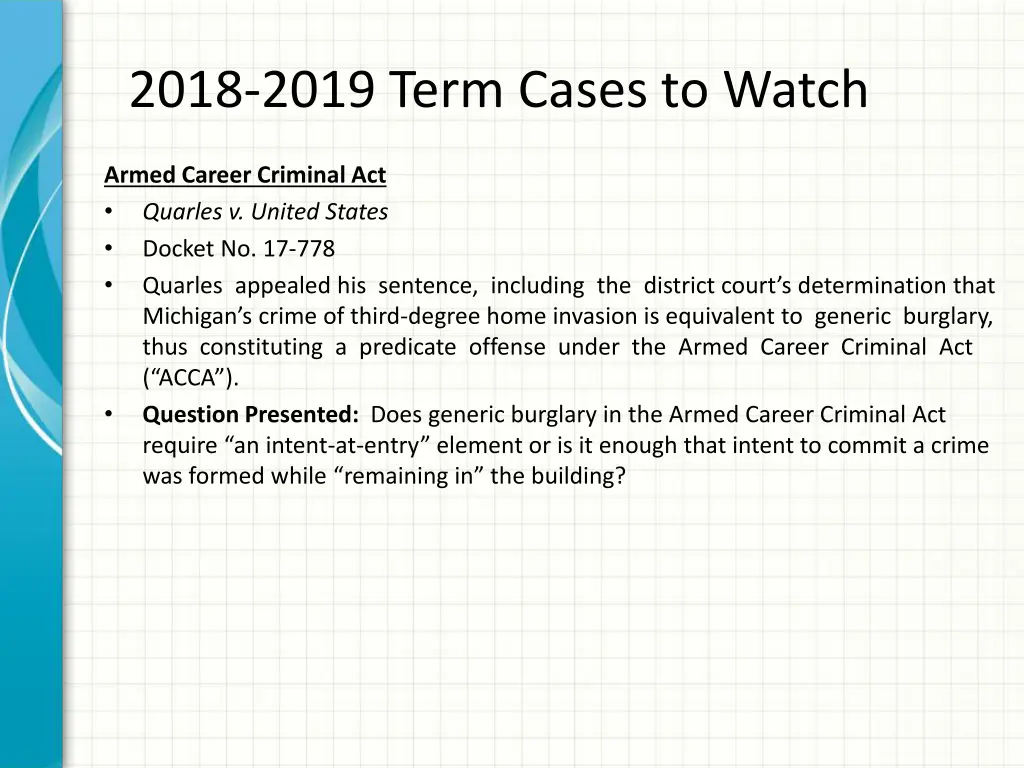 2018 2019 term cases to watch 1