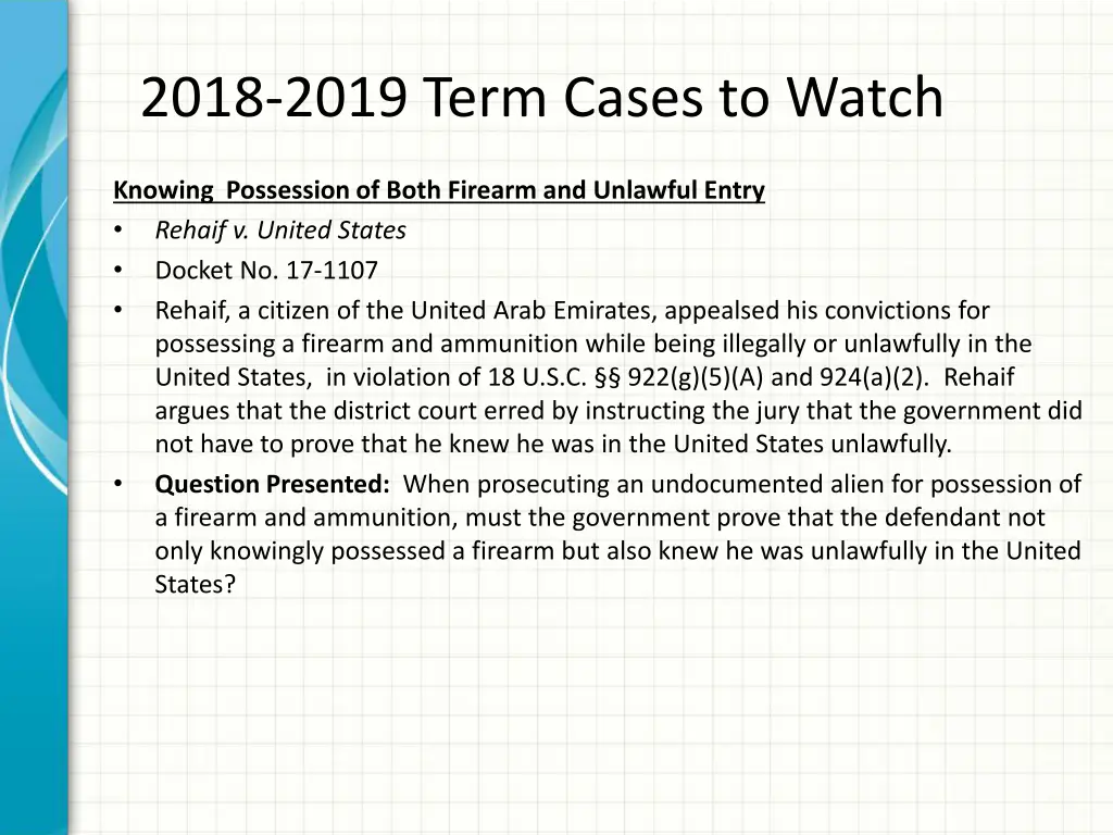 2018 2019 term cases to watch 9
