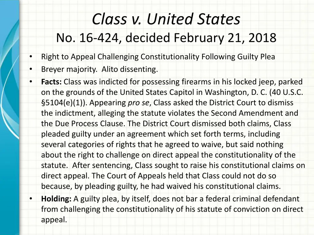 class v united states no 16 424 decided february