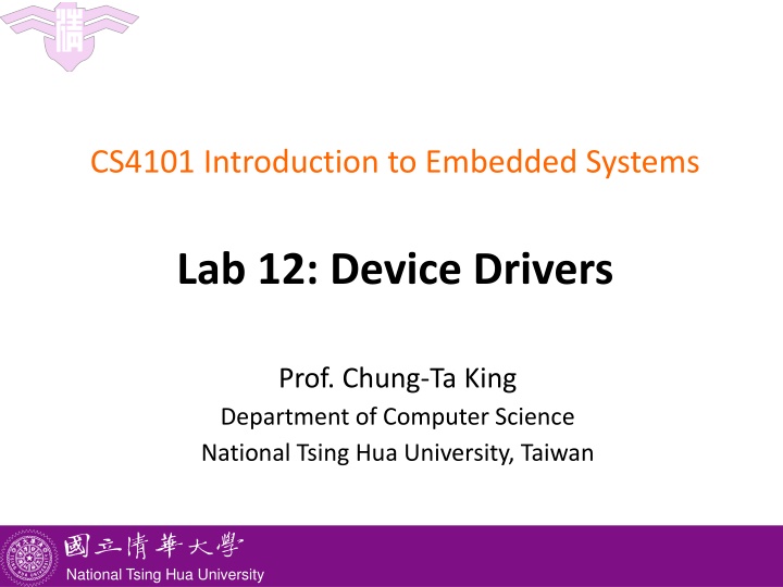 cs4101 introduction to embedded systems