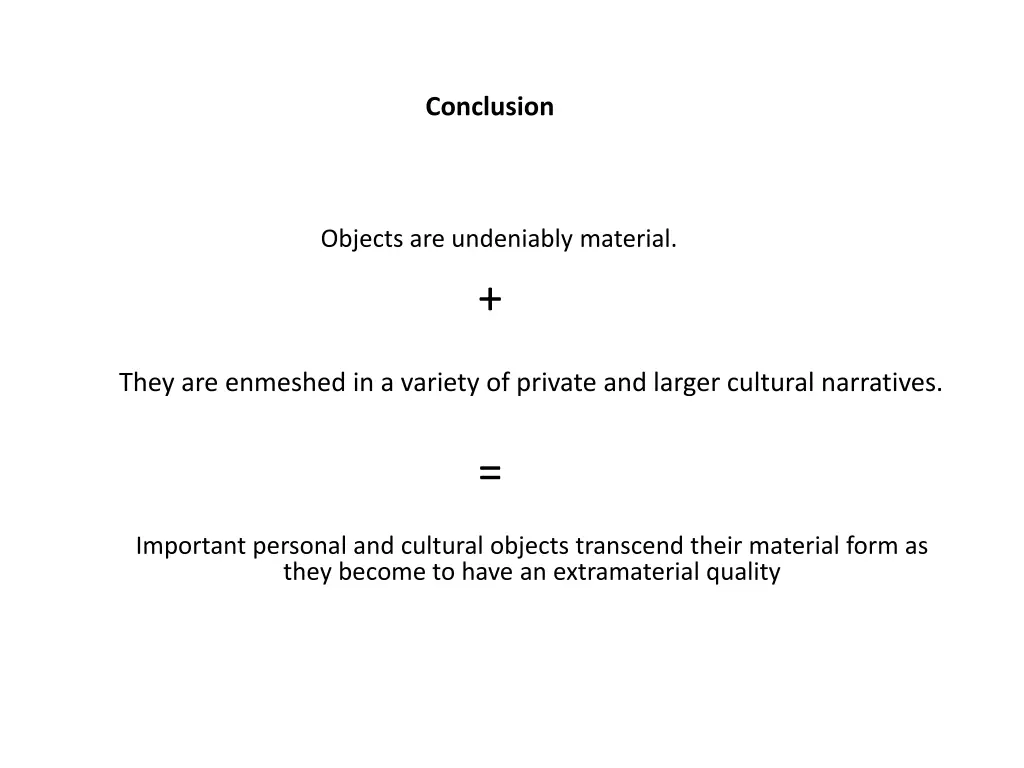 conclusion