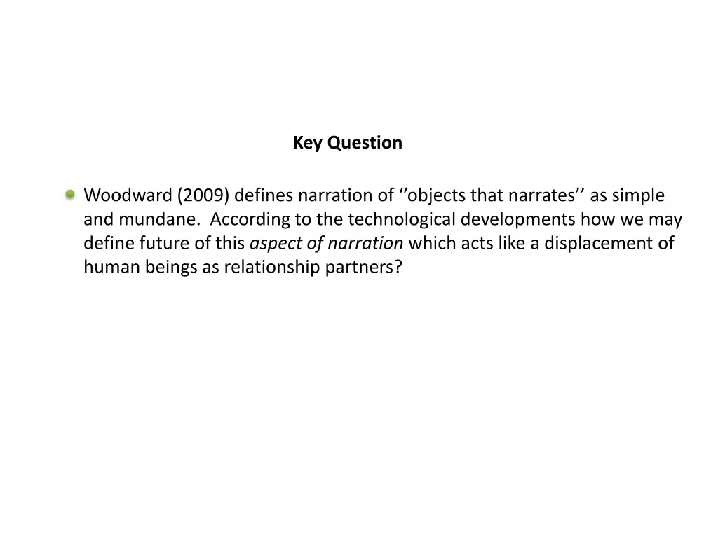 key question