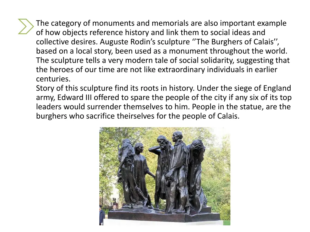 the category of monuments and memorials are also