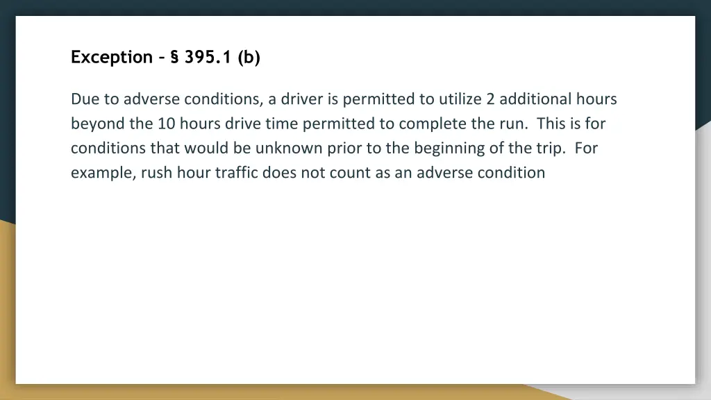 exception 395 1 b