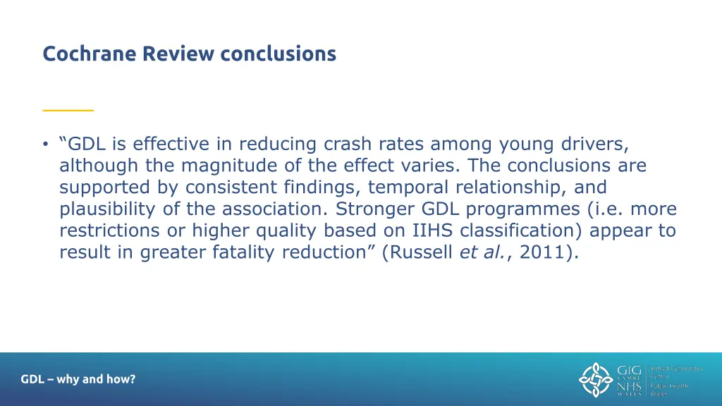 cochrane review conclusions