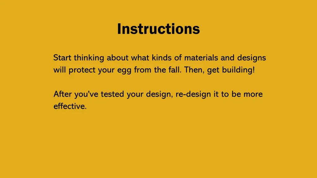 instructions