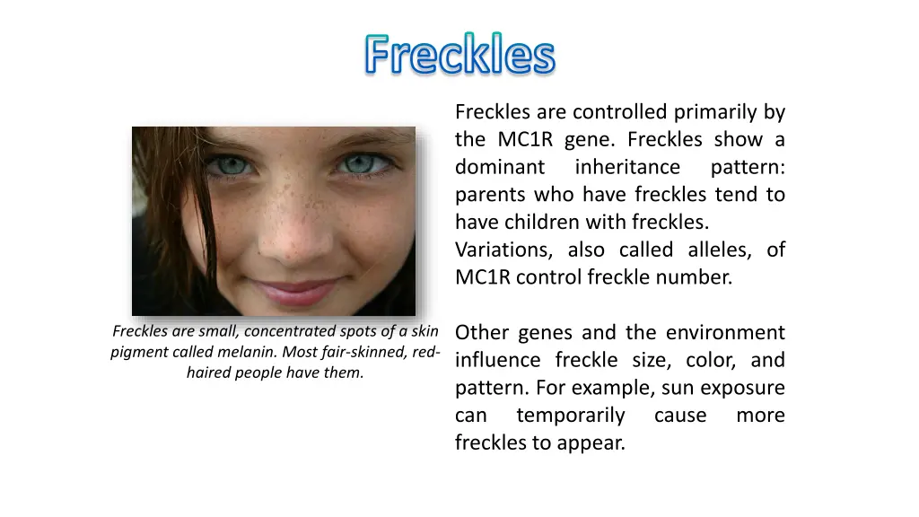freckles