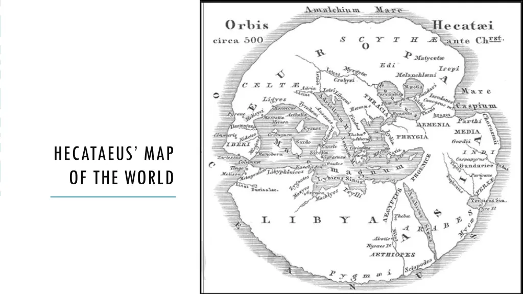 hecataeus map of the world
