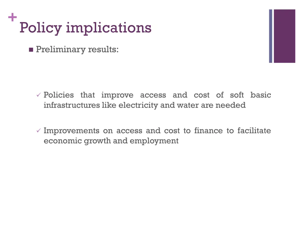 policy implications