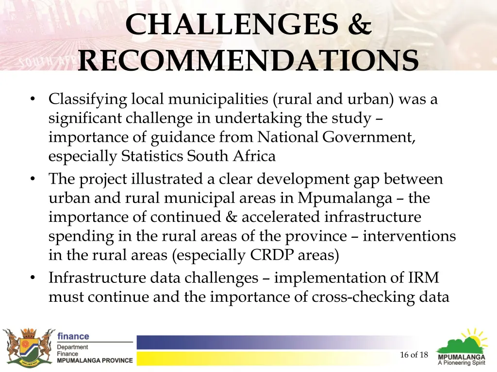 challenges recommendations