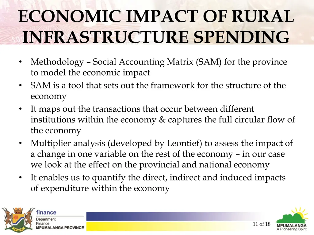 economic impact of rural infrastructure spending